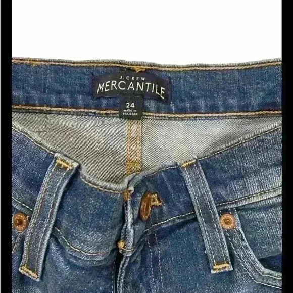 J Crew Mercantile Raw Hem Denim Shorts Size 24 NWOT - Picture 4 of 4